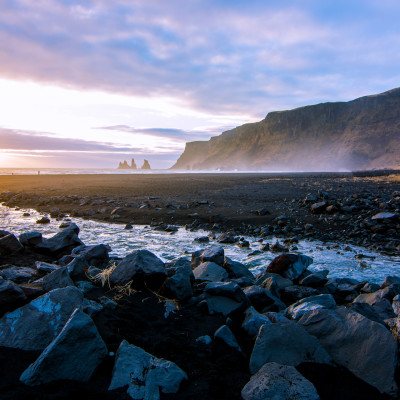 Black Sand Beach, Vík, Iceland © Stephanie K. Graf