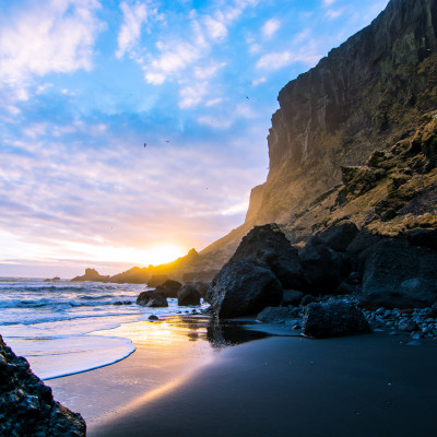 Black Sand Beach, Vík, Iceland © Stephanie K. Graf